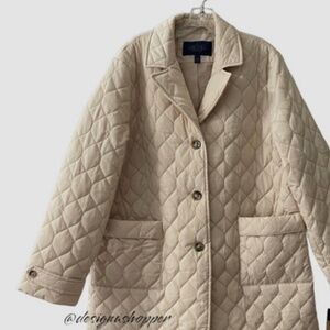 Rachel Rachel Roy Lightweight Quilted Jacket Light Tan NWT Size L